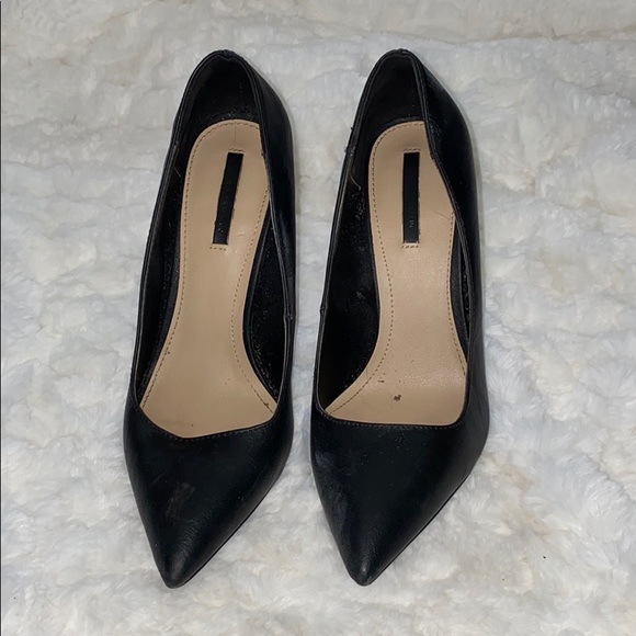 ZARA black leather heels - Picture 2 of 3